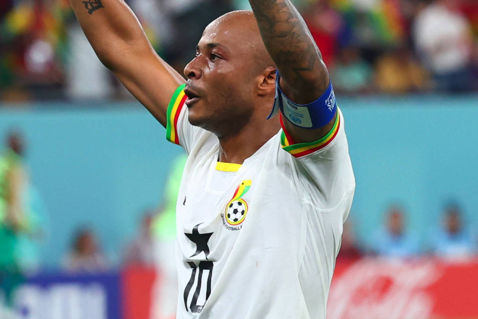 Andre Ayew (34) brachte es nach seiner Ausbootung bei Hertha BSC auf 114 Einsätze für Ghana und führte die Nationalmannschaft bei der WM in Katar als Kapitän aufs Feld.