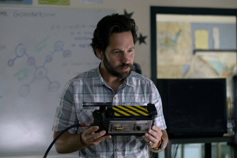 Paul Rudd stars as teacher Chad Grooberson in the upcoming film, Ghostbusters: Afterlife.