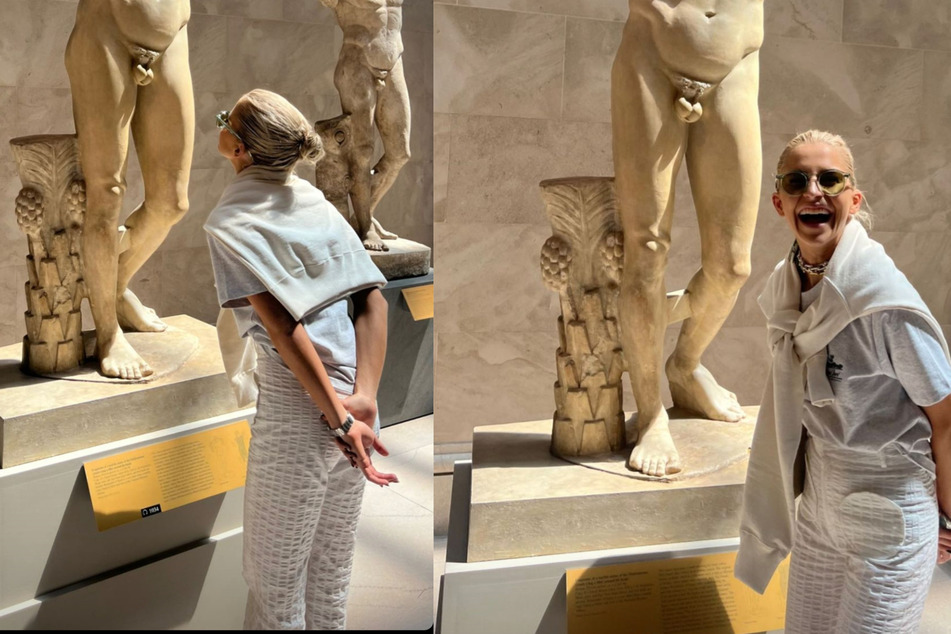 Nur gucken, nicht anfassen. Caro Daur (28) nahm ihre Instagram-Follower mit auf ihren Museums-Besuch in New York.
