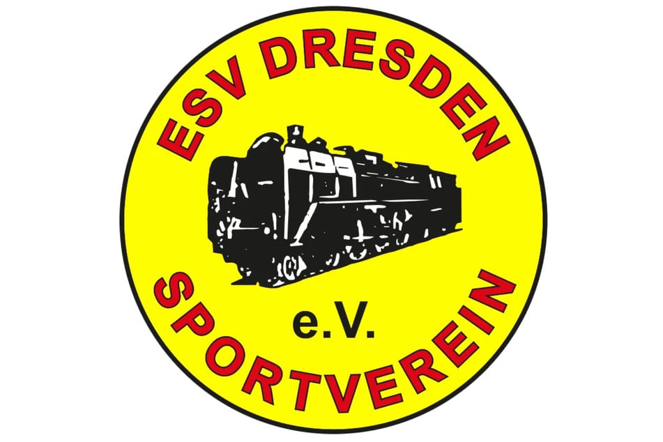 Dies ist das Logo des Eisenbahner-Sportvereins Dresden.