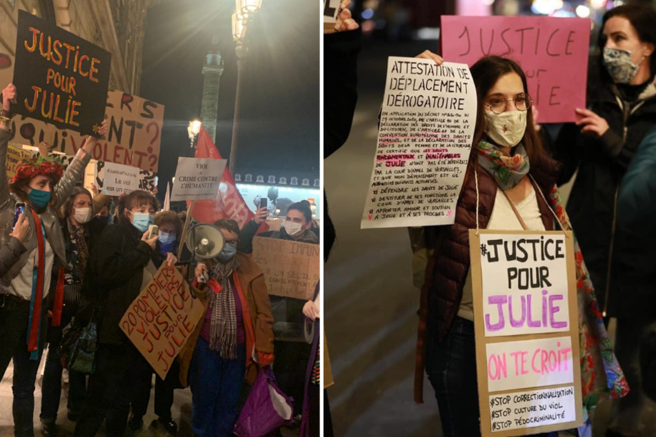 Die Demonstrantinnen forderten ein modernes und kindgerechtes Gesetz.