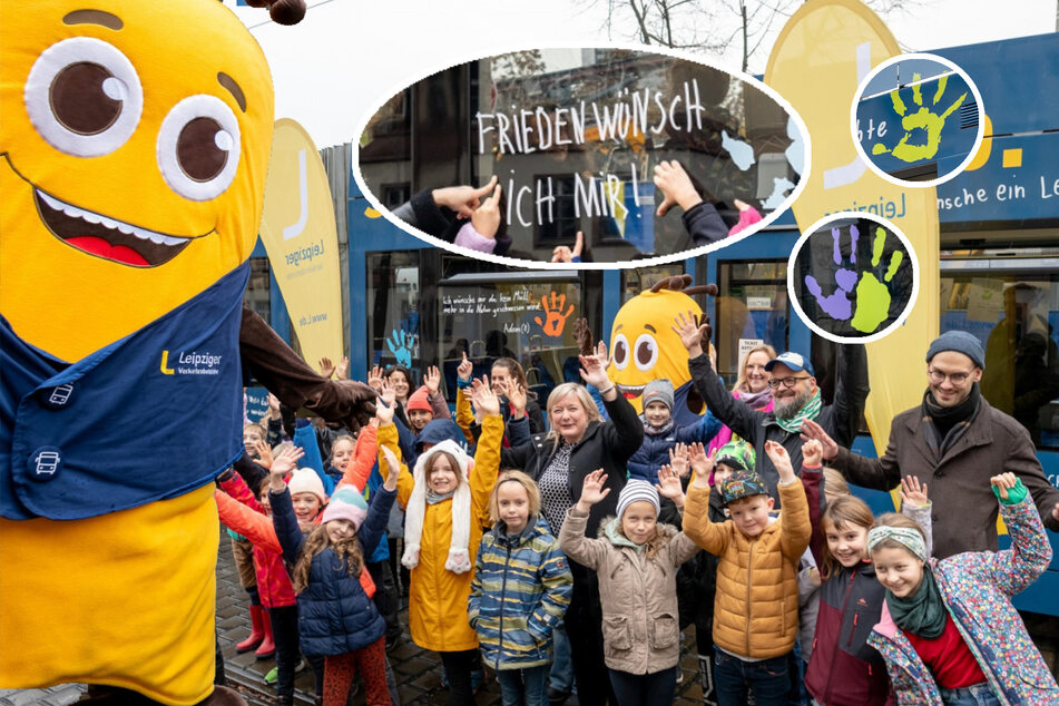 Leipzig: LVB veröffentlichen neue Sonder-Straßenbahn: "Jedes Kind hat ein Recht auf Zukunft"