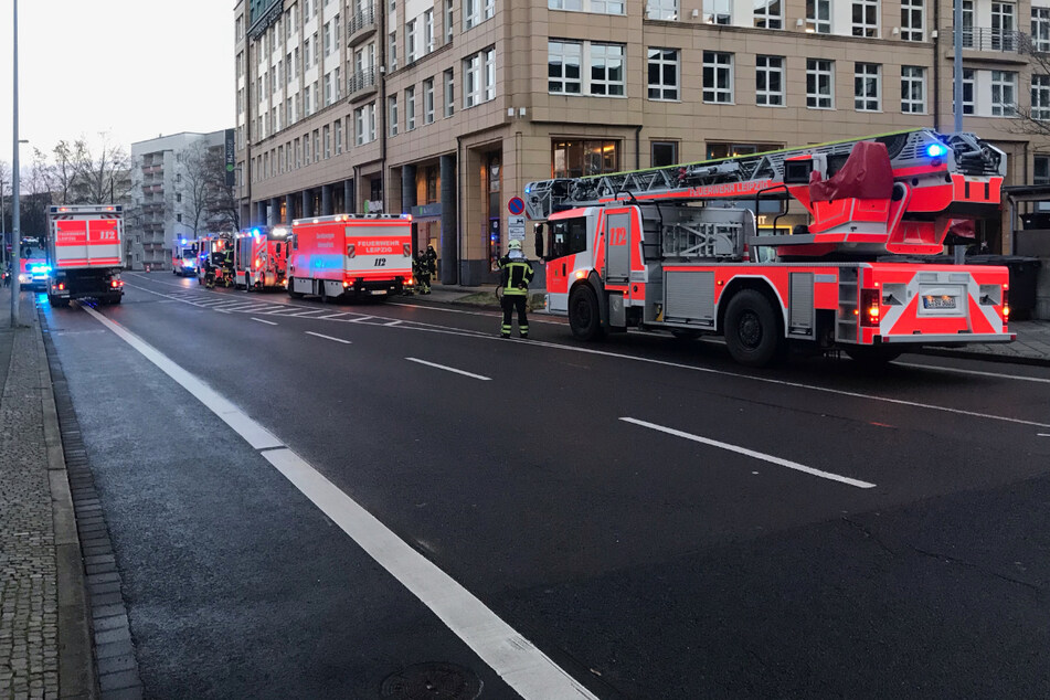 Brand in Leipzigs Gutenberg-Galerie: Feuerwehr verhindert Schlimmeres