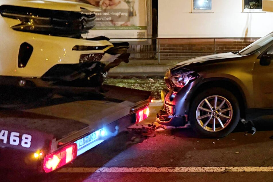 Unfall mit fünf Autos auf sächsischer Bundesstraße: Mehrere Verletzte