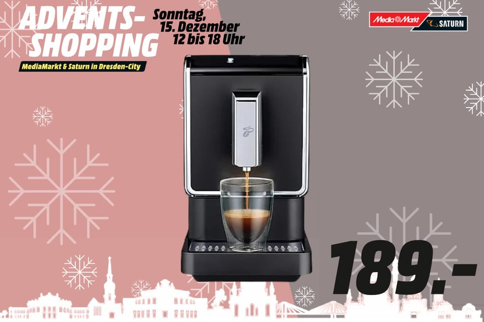 Tchibo-Kaffeevollautomat für 189 Euro.