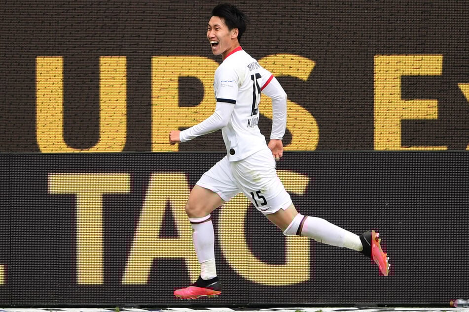 Der Frankfurter 2:1-Siegtorschütze Daichi Kamada.