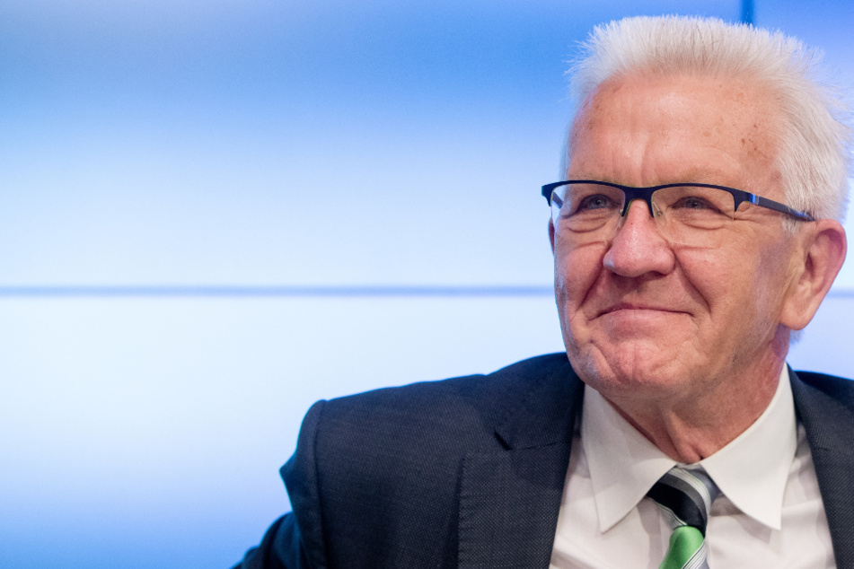 Winfried Kretschmann (72, Grüne), Ministerpräsident von Baden Württemberg.