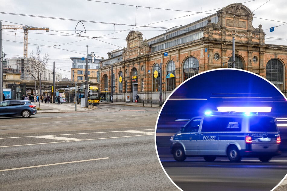 Dresden: Polizeieinsatz am Bahnhof-Mitte: Junge Männer bedrohen 18-Jährigen mit Messer