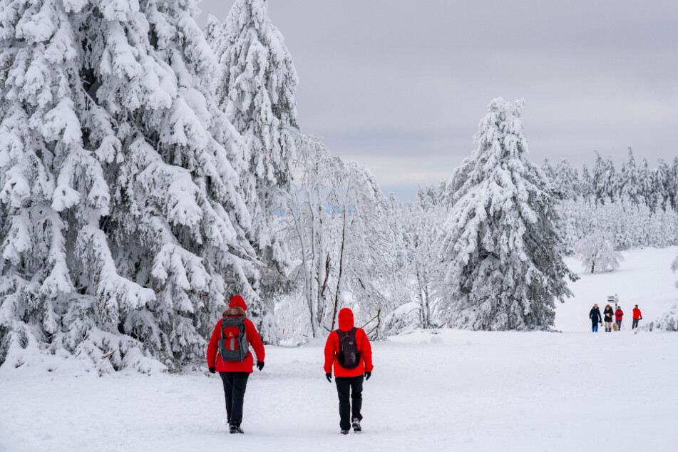 Für Winterfreunde - ob zu Fuß oder auf Skiern - wird der heutige Sonnabend in Sachsen ideal.