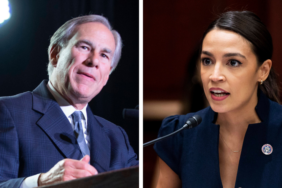 New York Rep. Alexandria Ocasio-Cortez (r.) took Texas Governor Greg Abbott to task over the state's abortion law on CNN on Tuesday night.