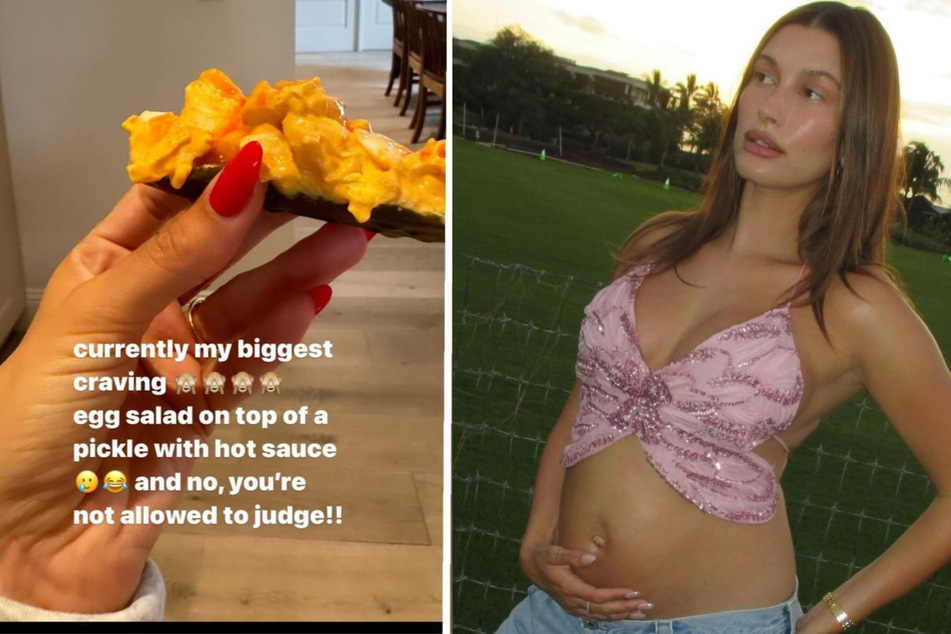 Hailey Bieber spilled her bizarre pregnancy craving in a new Instagram post.