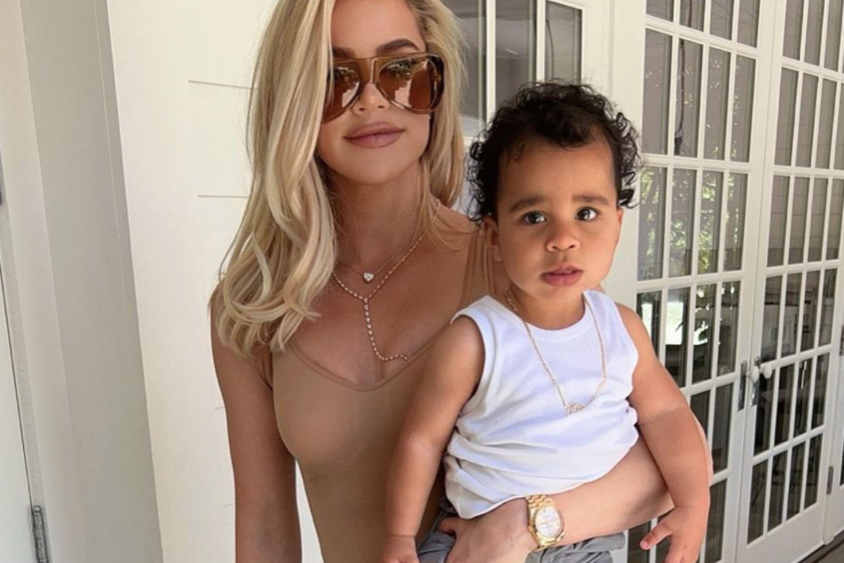 Khloé Kardashian honored her son Tatum's first birthday with rare snaps of the adorable toddler and an emotional caption.
