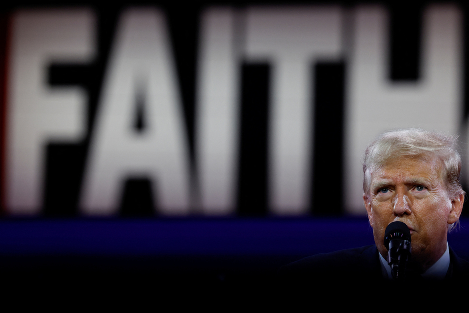 Donald Trump addressed supporters at a conference organized by the Faith and Freedom Coalition on Saturday.