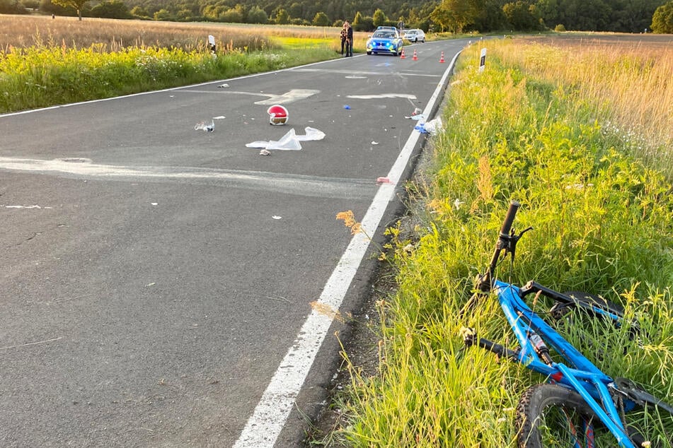 Die Polizei musste die BA25 während der Unfallaufnahme sperren.