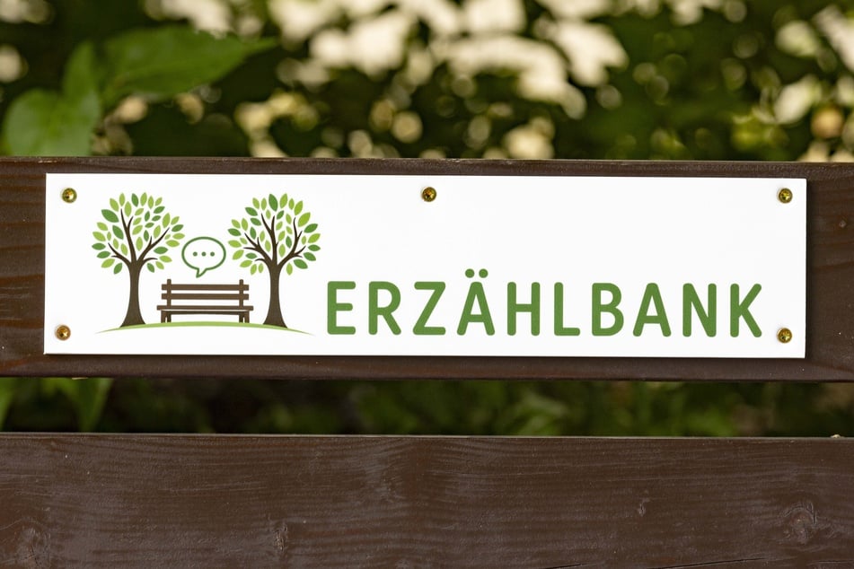 Striesens erste Erzählbank wurde am Dienstag eingeweiht.