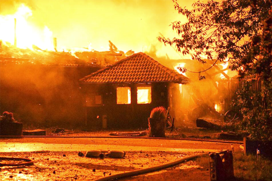 Der Brand wütete im Gebäudekomplex am Oberhausberg und richtete eine enorme Zerstörung an.