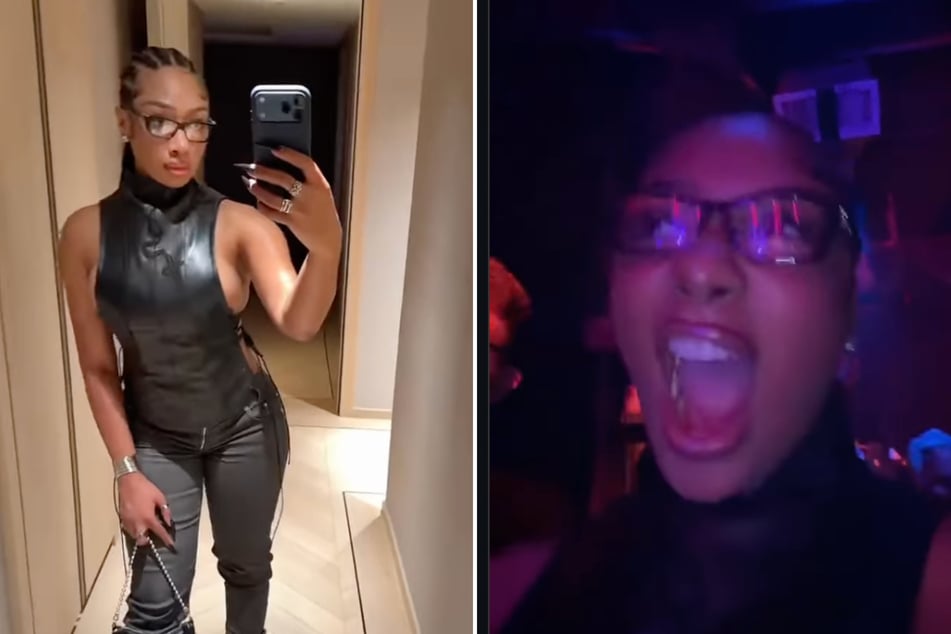 Megan Thee Stallion is loving being backstage on Broadway.