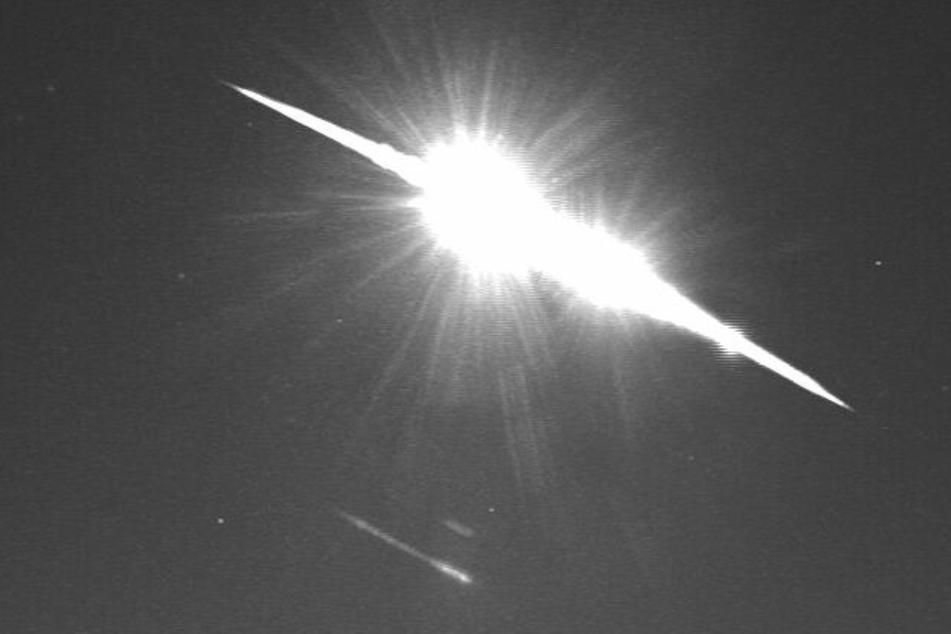 The rare meteorite lit up the night sky over the UK and Northern Europe last week.