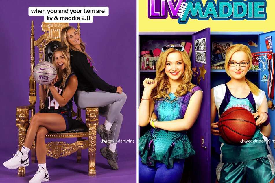 The Cavinder twins are off to Texas, and it looks like Haley and Hanna are turning into characters Liv and Maddie from the hit Disney Channel TV show!