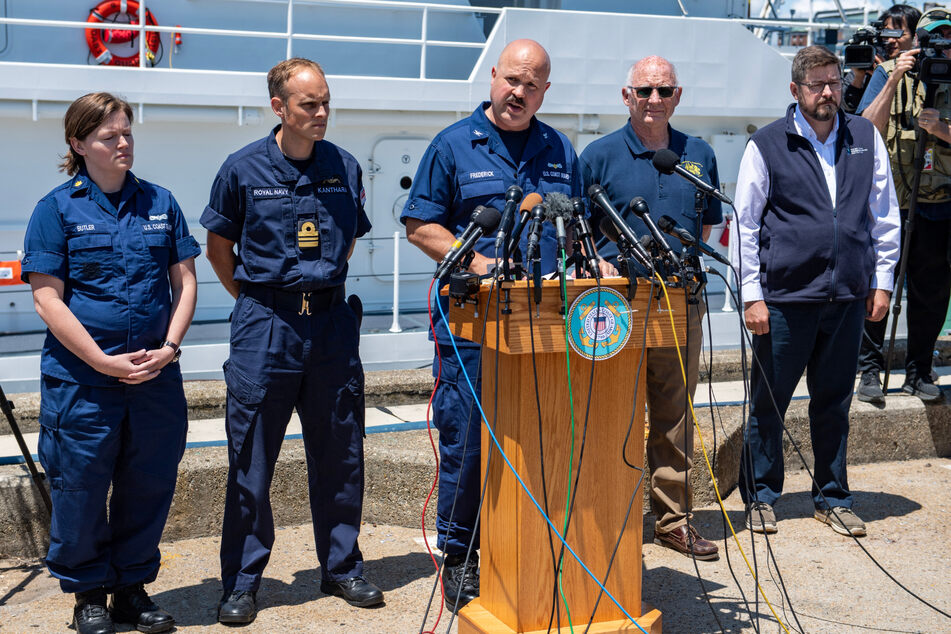 Küstenwachenkapitän-Kapitän Jamie Frederick will auch weiterhin nach den Vermissten suchen lassen.