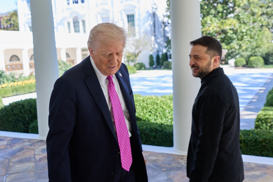 Donald Trump met Volodymyr Zelensky (r.) last Friday at the White House.