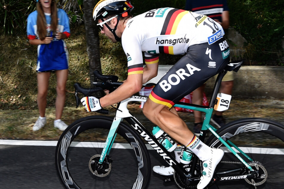 Maximilian Schachmann (27), 2019 Deutscher Meister, hier bei der Tour de France.
