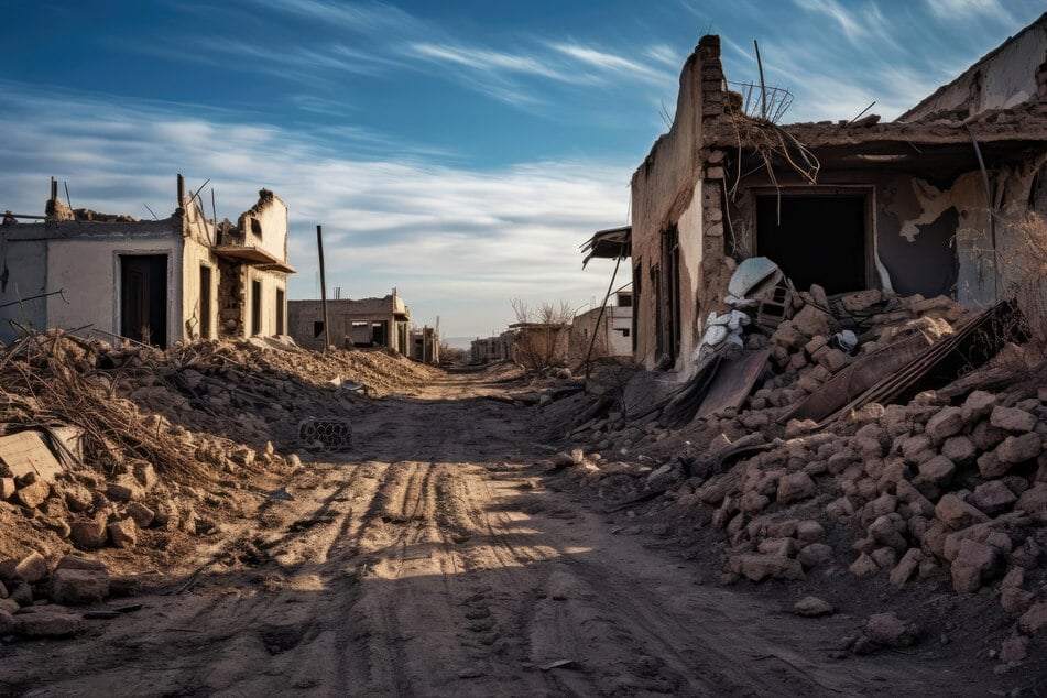 Das Erdbeben in Gansu zerstörte mehr als 1000 Häuser. (Symbolbild)