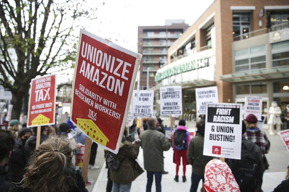 Amazon has also been battling a unionization effort across locations in the US.