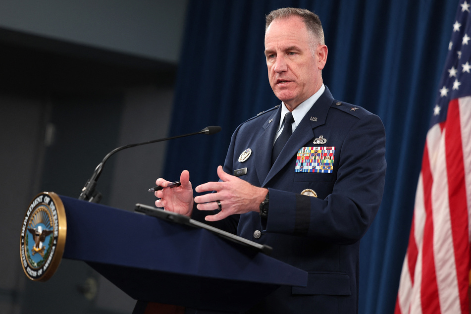 A US nuclear-powered Ohio-class submarine is in the Middle East to help prevent the Israel-Hamas war from spiraling into a broader conflict, Pentagon spokesman Brigadier General Pat Ryder (pictured) told journalists Monday.