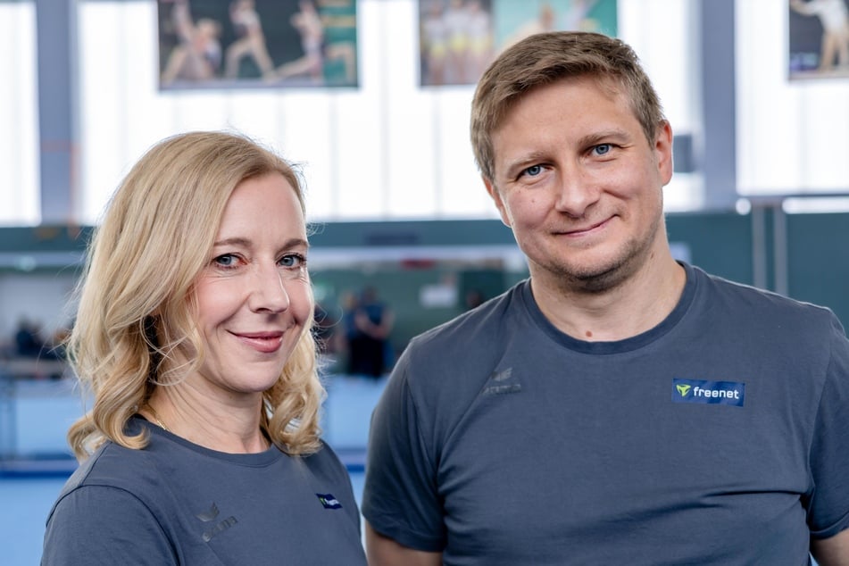 Die Trainer Tatjana Bachmayer (51) und Anatol Ashurov (42) sind stolz auf Schönmaiers Erfolg.