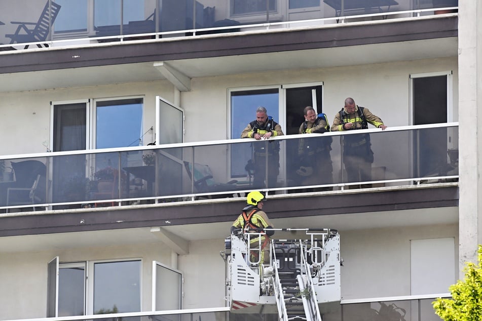 Feuerwehrleute waren am Brandort im Einsatz.