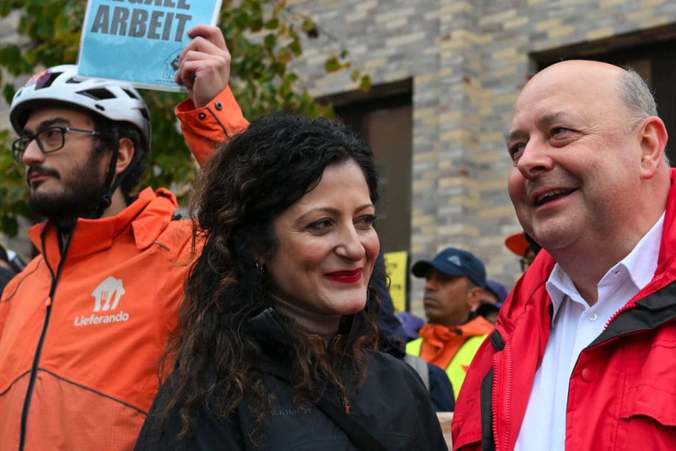 Arbeits- und Sozialsenatorin Cansel Kiziltepe (50, SPD) hat den Protest der Lieferando-Mitarbeiter unterstützt.