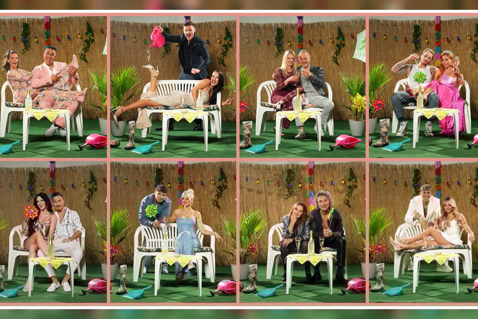 Diese acht Promi-Paare ziehen zum Show-Auftakt ins "Sommerhaus der Stars". Zudem werden Louise Matejczyk (36) und Pascal Zadow (28) sowie Sarah Joelle Jahnel (36) und Lebensgefährte Ersin (37) nachrücken.