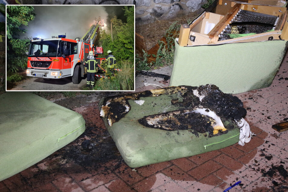 Leipzig: Couch und Baracke in Flammen: Eine Verletzte nach Bränden in Leipzig