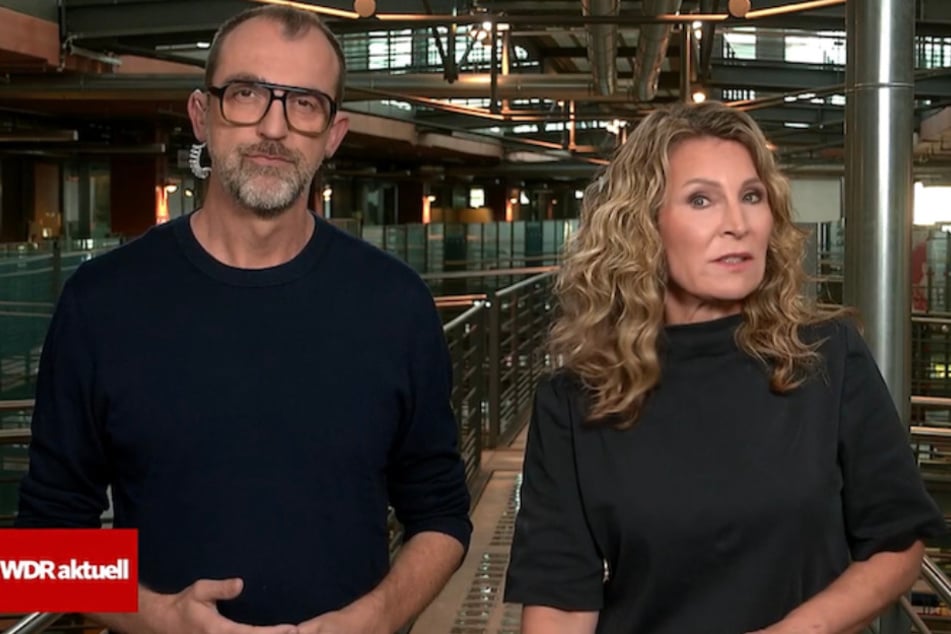 Die Moderatoren Michael Dietz (49) und Susanne Wieseler (57) mussten aus den WDR Arkaden senden.