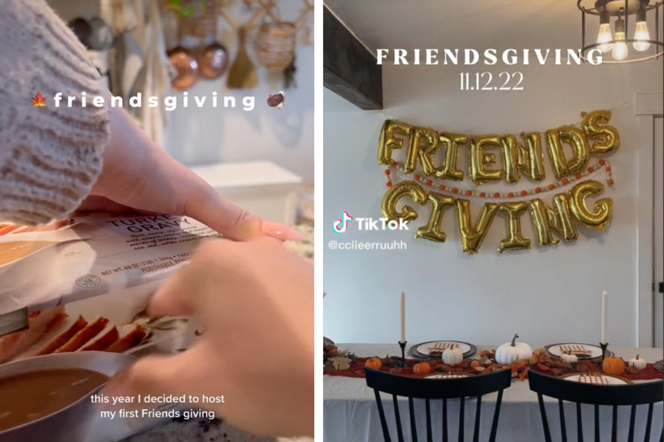 TikTokers have shown their Friendsgiving gatherings to mark Thanksgiving celebrations with friends.
