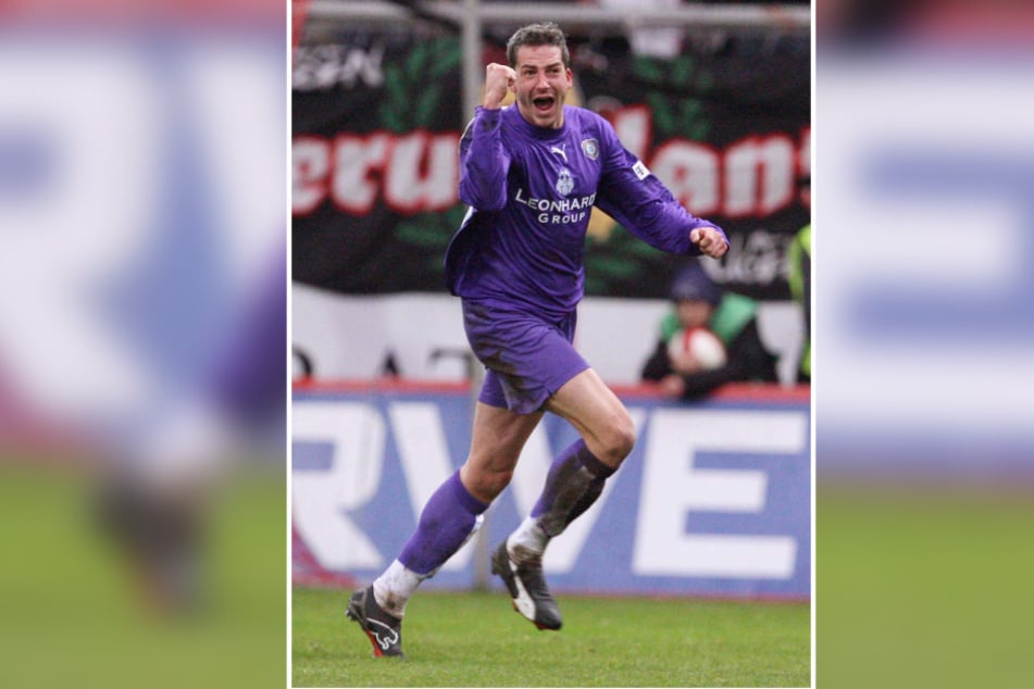 Hendrik Liebers (50) spielte in den 2000er-Jahren beim FC Erzgebirge Aue. Folgt nun sein Sohn? (Archivfoto)