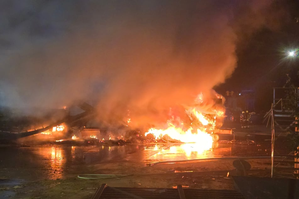 Brand auf Recyclinghof richtet rund 500.000 Euro Schaden an