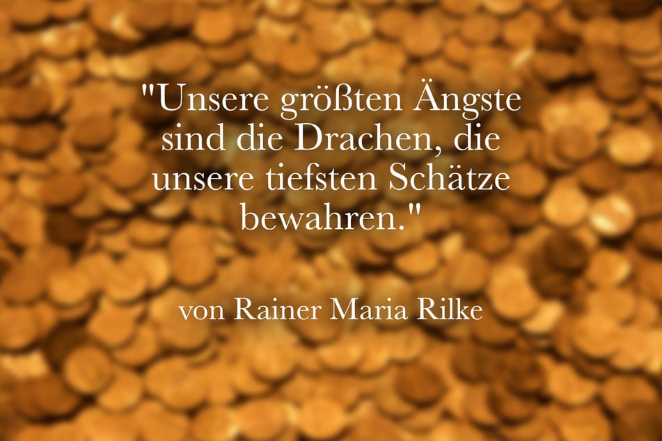 Rainer Maria Rilke ist über Ängste von Menschen.