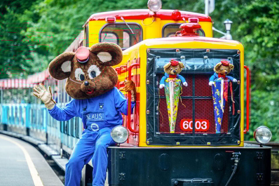 Natürlich wird auch Parkbahnmaus Klaus wieder mit dabei sein. (Archivbild)