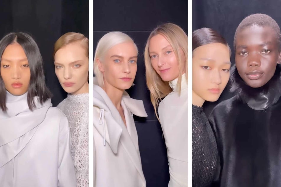 Makeup artist Diane Kendal crafted barely there nude looks for designer Proenza Schouler's runway show.
