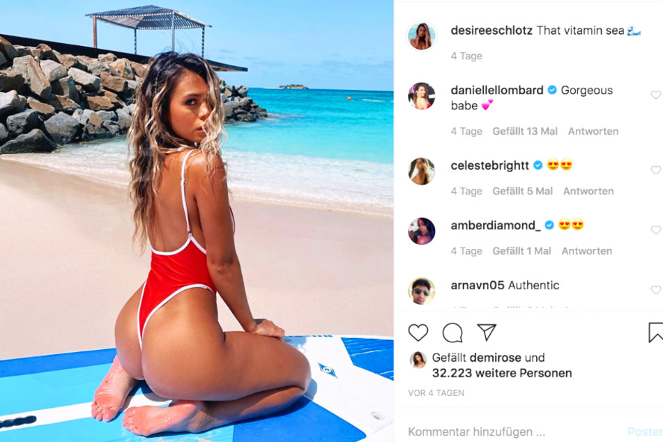 Desiree Schlotz zeigt auf ihrem Instagram-Account regelmäßig viel nackte Haut.