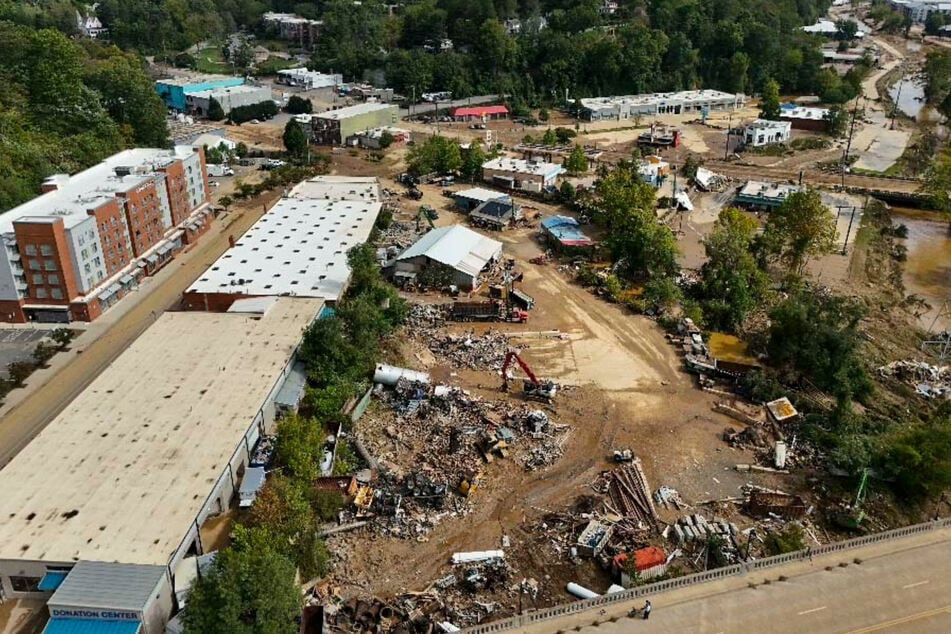 Im US-Bundesstaat North Carolina hat "Helene" Schäden historischen Ausmaßes angerichtet.