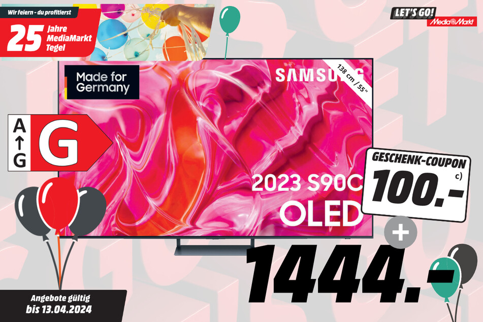 55-Zoll Samsung-Fernseher + 100-Euro-Coupon.