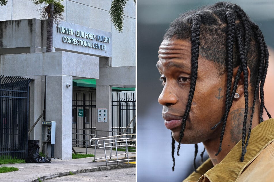 Rapper Travis Scott was arrested overnight Thursday for trespassing and disorderly conduct during an incident at Miami Beach.