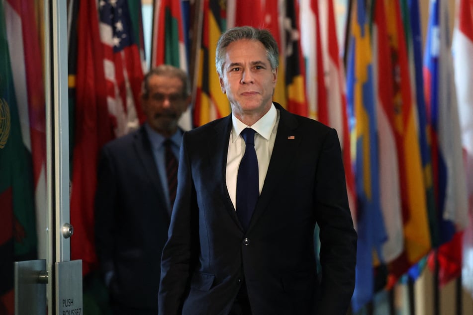 US Secretary of State Antony Blinken attends the tenth annual review of the Nuclear Non-Proliferation Treaty at UN headquarters in New York City.
