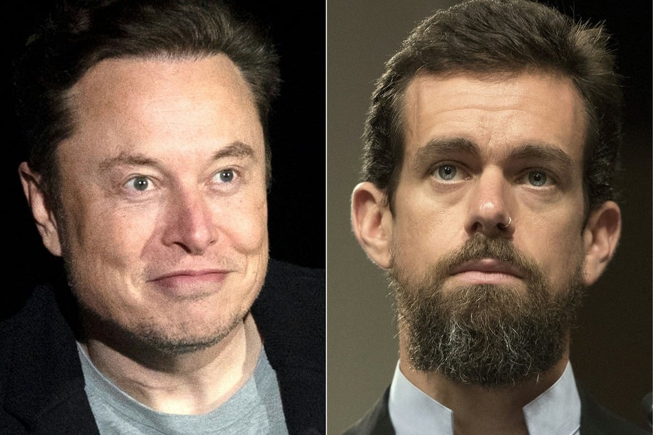 Former Twitter CEO Jack Dorsey (r.) criticized Elon Musk's takeover of Twitter.