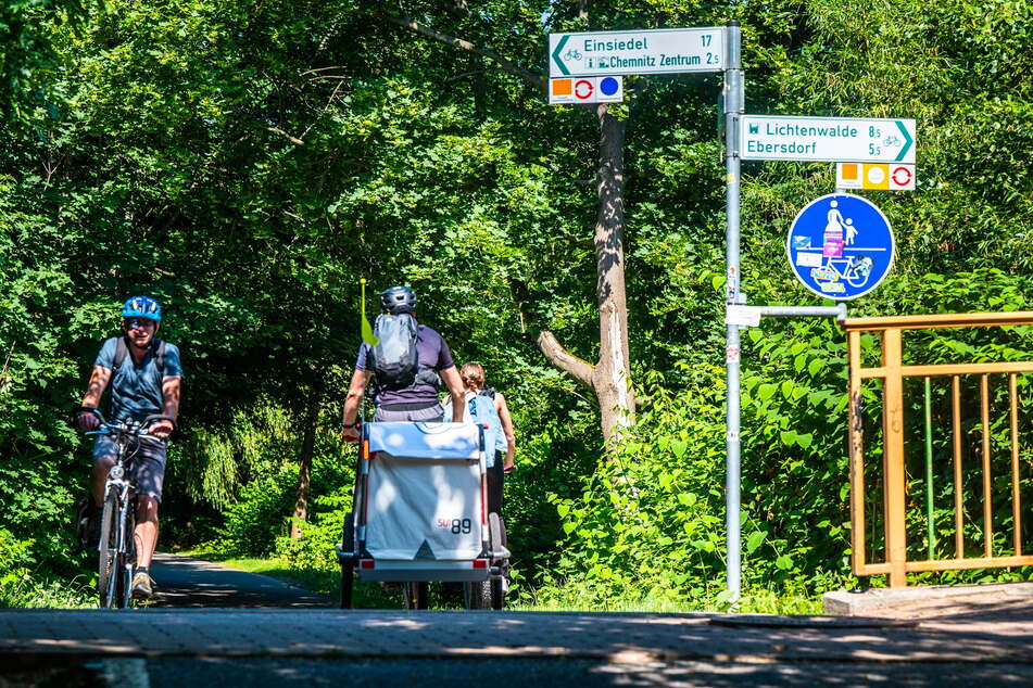 Städtische Kleinode wie der Chemnitztalradweg sollen bald in der ganzen Region beworben werden.