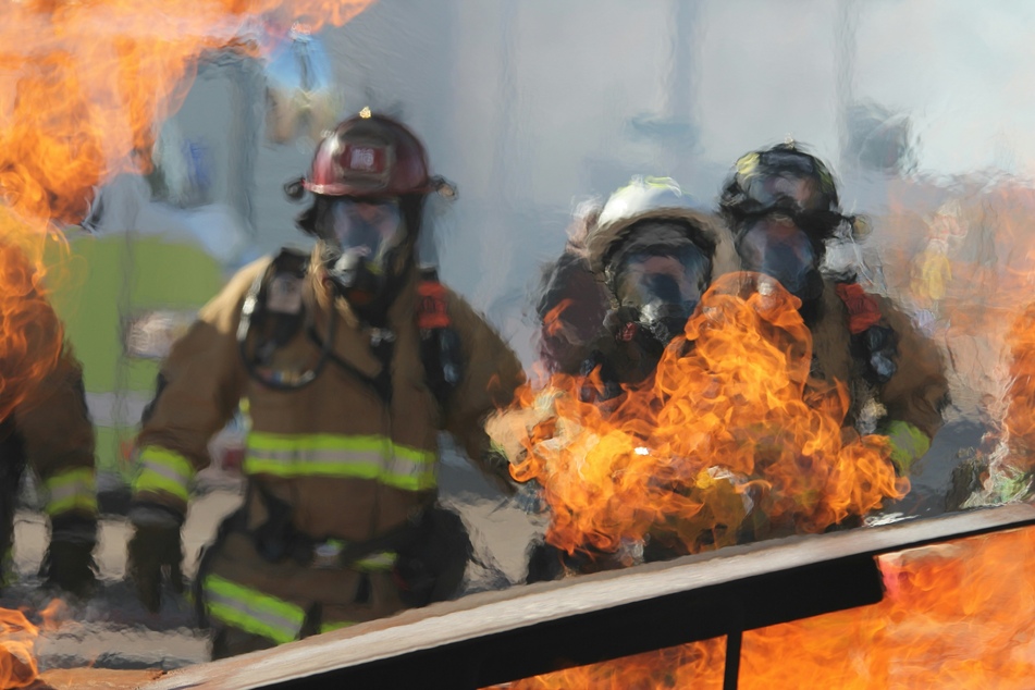 Sirens blared on Friday evening in the metropolitan city of Dallas, Texas as a beloved historical church was engulfed in flames (stock image.)