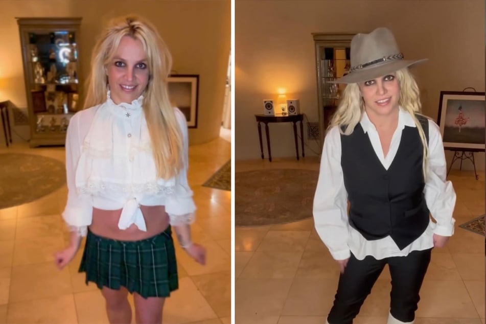 Auch am heutigen Mittwoch gepostet: Britney Spears (41) in verschiedenen Outfits.
